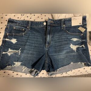 Abercrombie and fitch aero baggy jean shorts